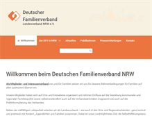 Tablet Screenshot of dfv-nrw.de